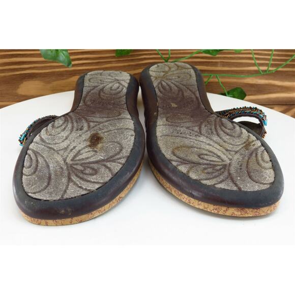 Kenneth Cole Reaction Sz 6 M Blue Thong Synthetic‎ Women Sandals - Picture 9 of 10